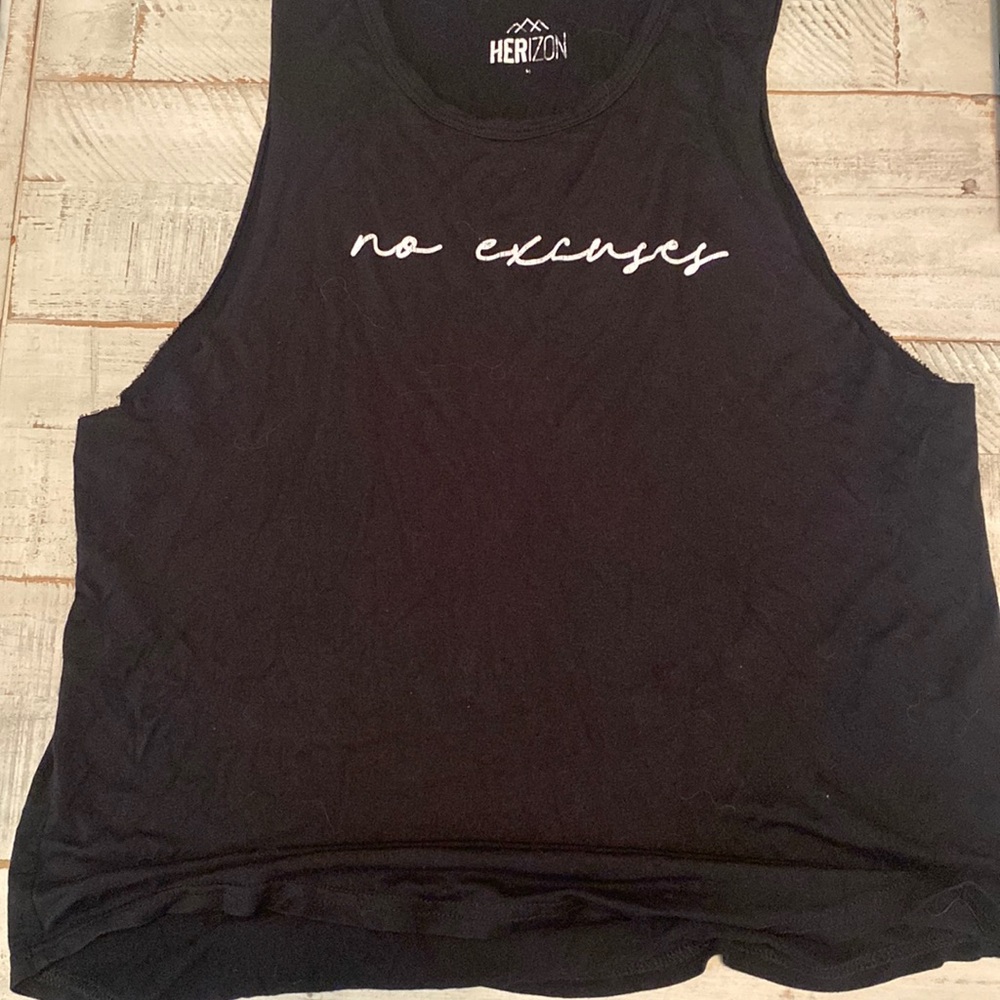 No excuses flowy tank